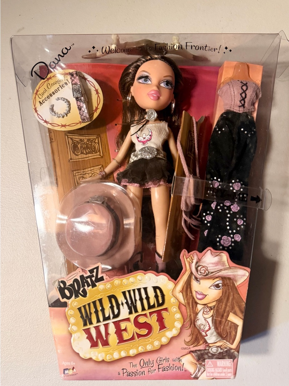 Bratz Wild Wild West Dana Doll - 1st Edition 2005 MGA - New In Box NIB Vintage